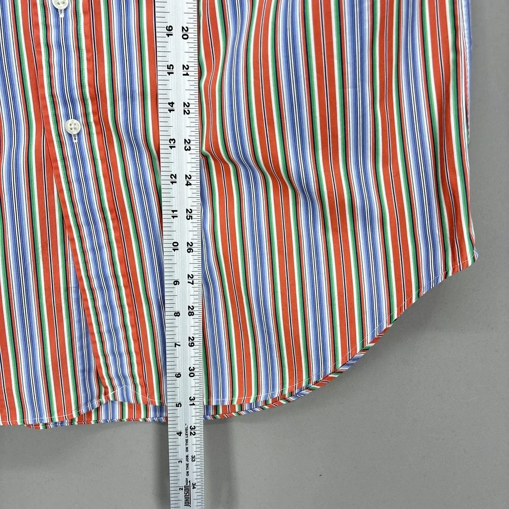 Ralph Lauren Shirt Mens Large Multicolor Blanket Southwest Stripe Classic Button